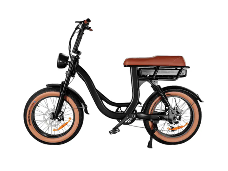 Tuqai Uno fat tire e-bike with aluminium frame and full suspension