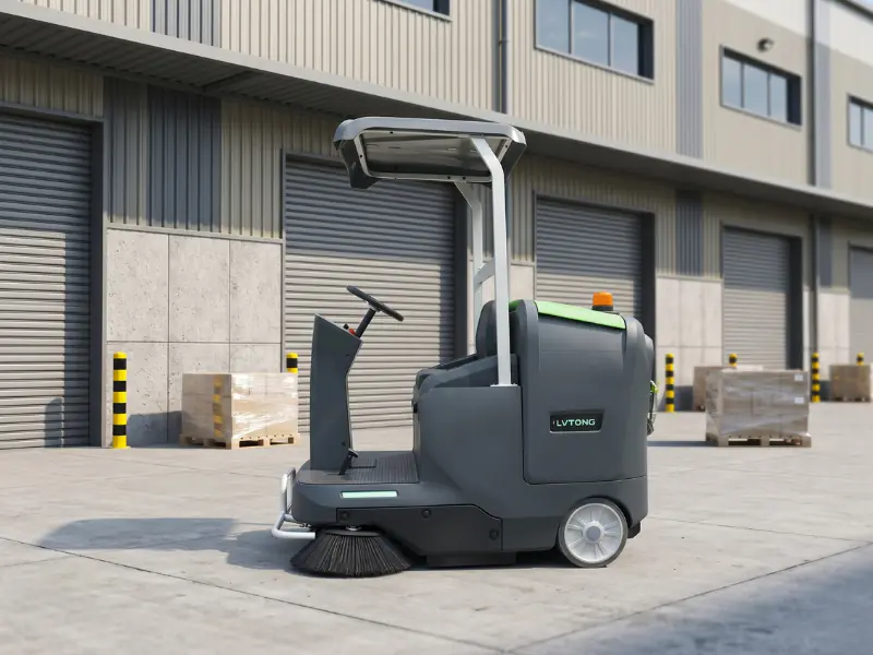 Barredora de calles eléctrica con conductor sentado ECO S1350S