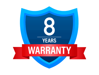 8 year warranty on the Li4Power lithium golf cart battery