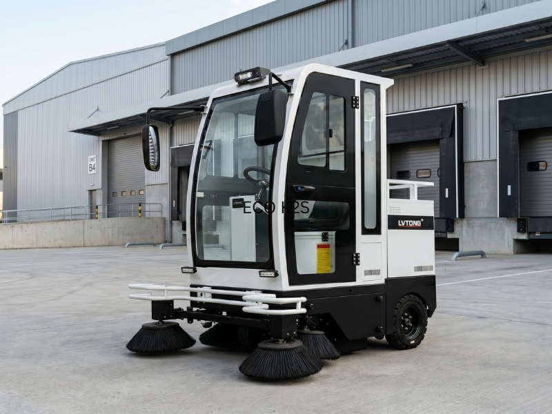 ECO K2S full closed ride-on street sweeper