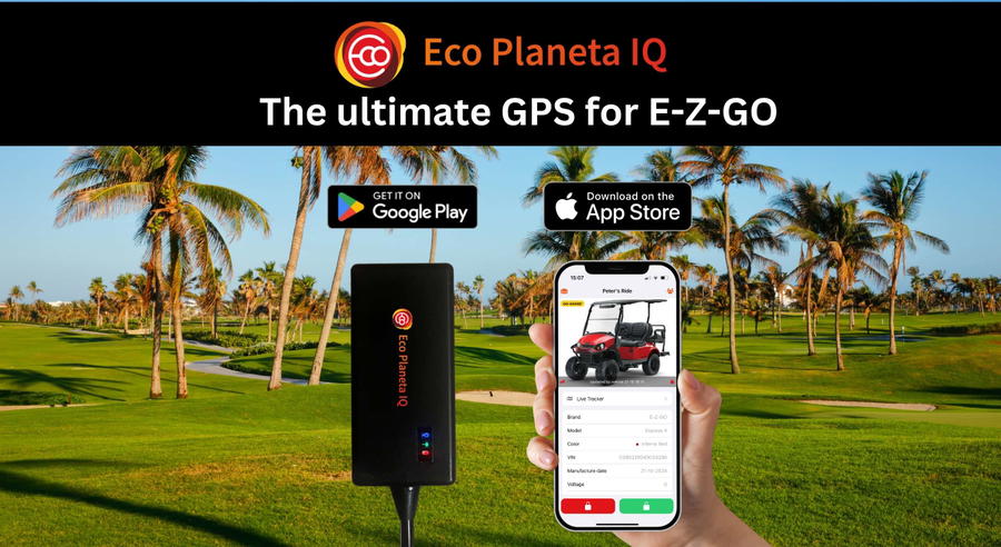 GPS Eco Planeta IQ para E-Z-GO