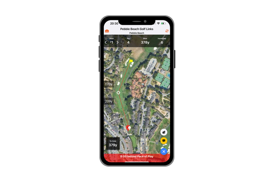 Mapas de campos de golf en Eco Planeta IQ