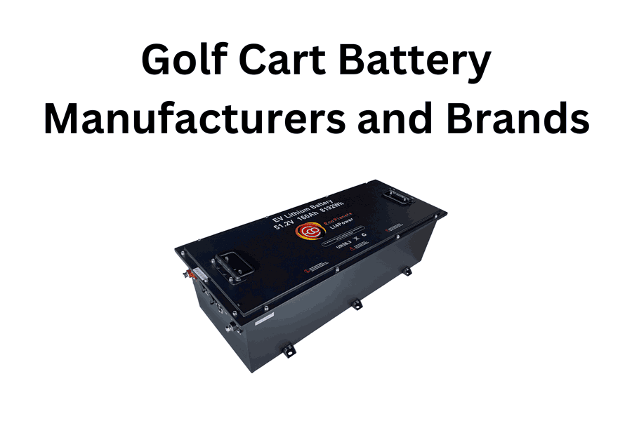 Batería de litio Eco Planeta Li4Power de 51,2V y 150Ah para carritos de golf