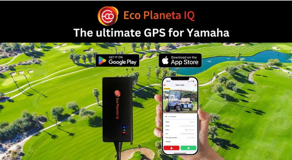Golf Cart GPS Tracker for Yamaha by Eco Planeta IQ