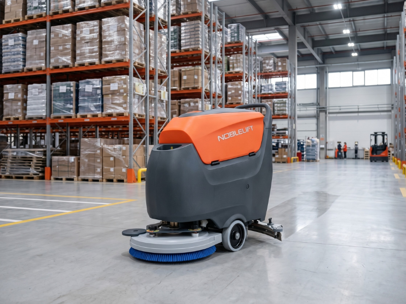 Noblelift NB530 walk-behind floor scrubber