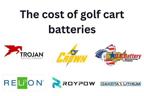 The Cost of Golf Cart Batteries