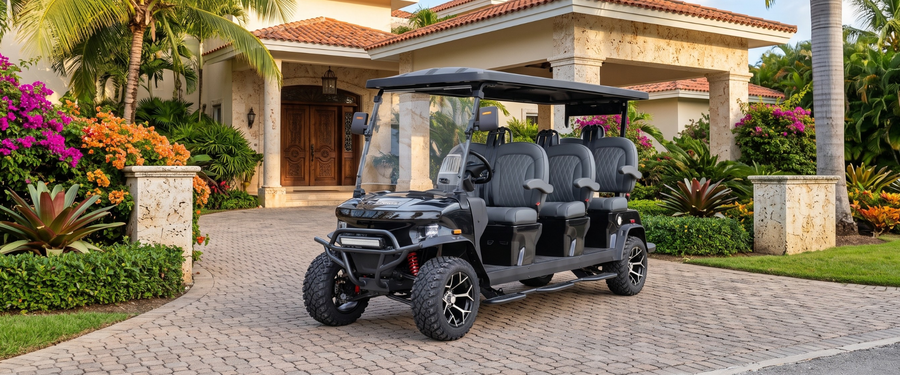 ¿Dónde están permitidos los carritos de golf en Punta Cana?