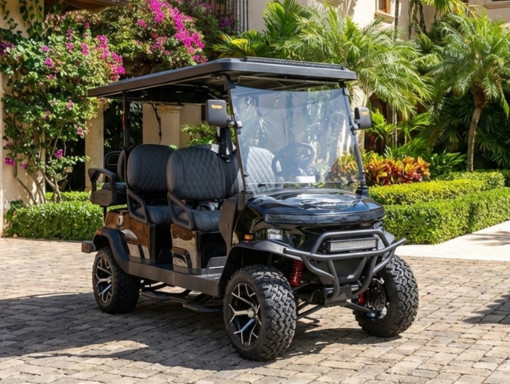 Denago Rover XL6 Negro Carrito de Golf