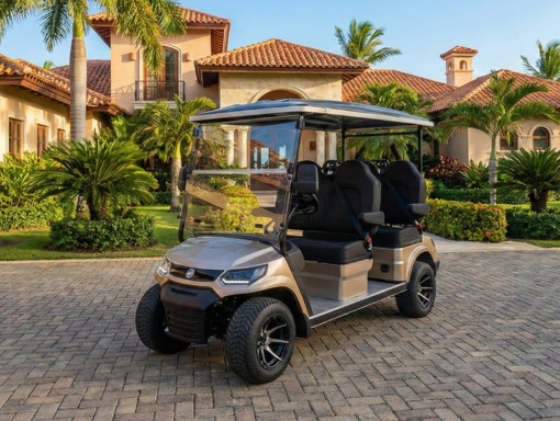 ECO Cross 4 Champagne Golf Cart