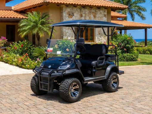 ECO Track 2+2 Black Golf Cart